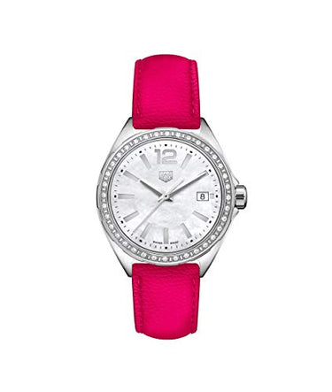 Tag Heuer Formel 1 Damen Diamant 35mm Uhr, Fuchsia, Fuchsia, Armband, Fuchsia, Gurt im Sale